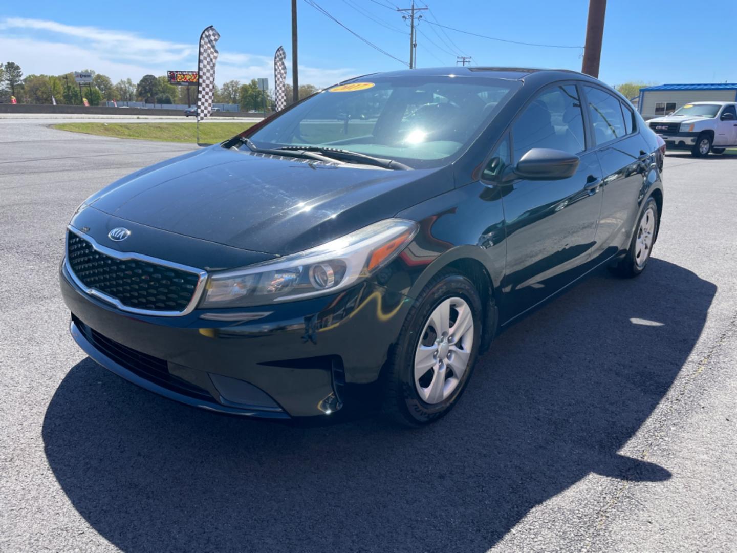 2017 Black Kia Forte (3KPFK4A77HE) with an 4-Cyl, 2.0 Liter engine, Automatic, 6-Spd transmission, located at 8008 Warden Rd, Sherwood, AR, 72120, (501) 801-6100, 34.830078, -92.186684 - Photo#3